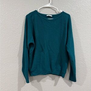 Staccato Teal Waffle Knit Top